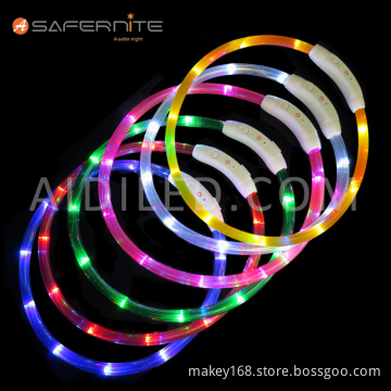 Christmas Light Up Led Collar Accessories For Dogs